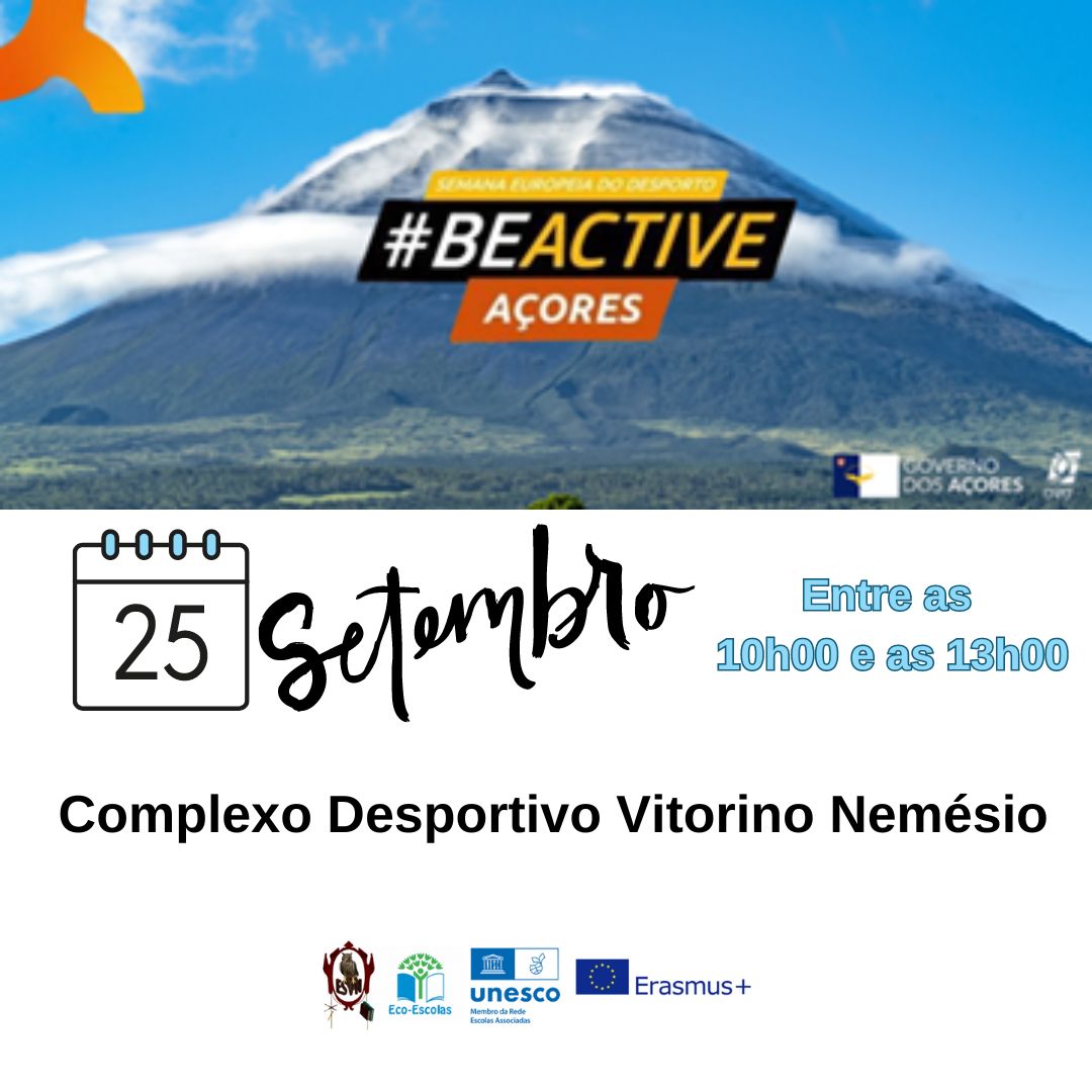 As atividades desenvolvidas terão lugar no dia 25 de setembro (quarta-feira) entre as 10h00 e as 13h00, em todo o Complexo Desportivo Vitorino Nemésio